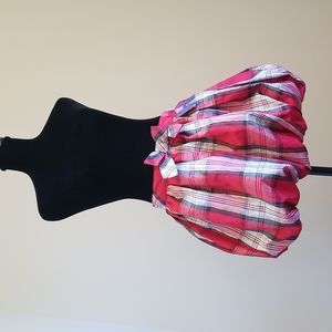 Kids plaid skirt